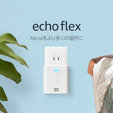 Amazon.co.jp: Echo Flex (エコーフレックス) プラグイン式スマートスピーカー with A